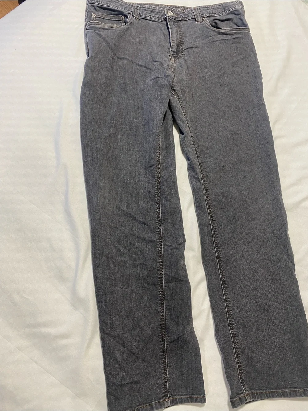 Prana Men’s Slim Straight Jeans in Charcoal Gray